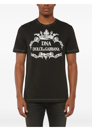 Dolce & Gabbana Pre-Owned DNA logo-print T-shirt - Black