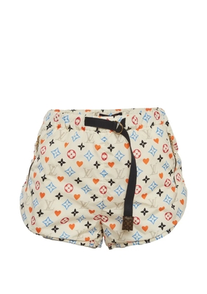 Louis Vuitton Pre-Owned Game On shorts - Neutrals