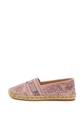 Christian Dior Pre-Owned Granville logo espadrilles - Pink