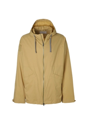 Herno hooded zip-up jacket - Yellow