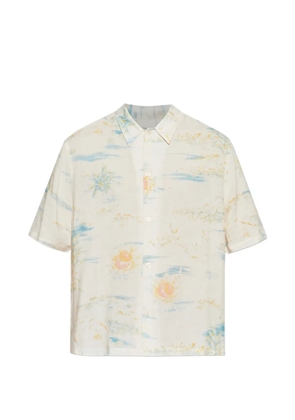 AllSaints Breeezer printed short-sleeve shirt - White