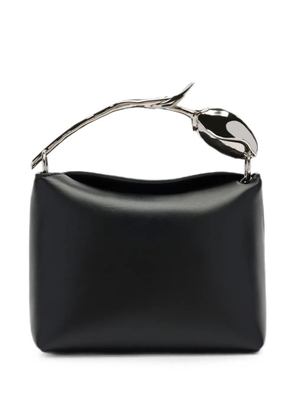 ERDEM mini Bloom flower-handle tote bag - Black