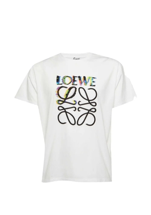 Loewe Pre-Owned Glitch Anagram T-shirt - White