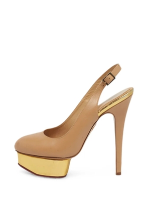 Charlotte Olympia Dolly pumps - Neutrals