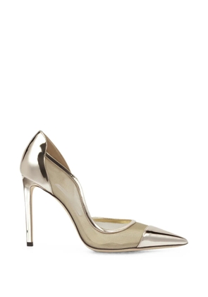 Jimmy Choo Brigitte mesh-panel pumps - Neutrals