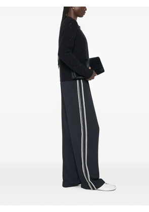 Fabiana Filippi side-stripe track pants - Blue