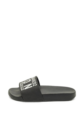 DSQUARED2 Icon logo-print slides - Black