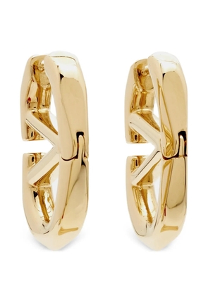 Valentino Garavani Pre-Owned VLogo hoop earrings - Gold