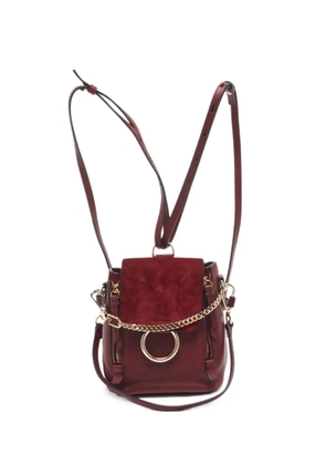 Chloé Pre-Owned Faye leather backpack - Red