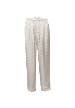 Balenciaga Pre-Owned Monogram-pattern pajamas pants - Grey