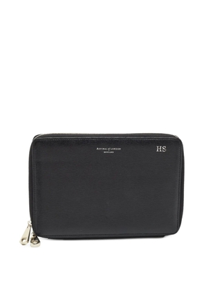Aspinal Of London leather continental wallet - Black