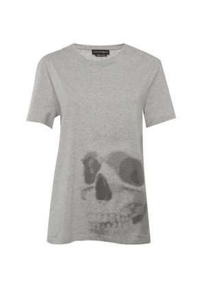 Alexander McQueen Pre-Owned printed jersey T-shirt - Grey