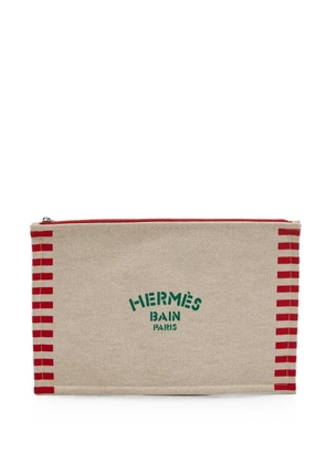 Hermès Pre-Owned Optimist clutch bag - Neutrals