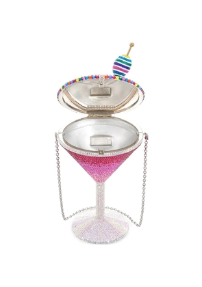 Judith Leiber Martini Candy crystal-embellished clutch bag - Pink