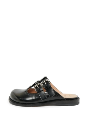 Loewe Pre-Owned Campo Mary Jane mules - Black
