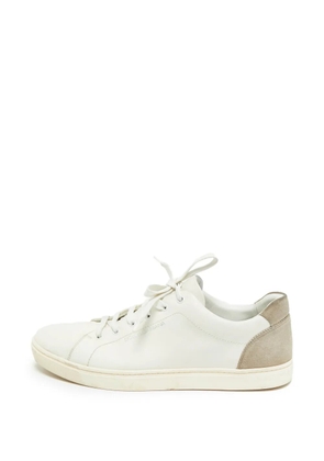 Dolce & Gabbana Pre-Owned leather suede sneakers - Neutrals