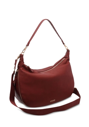 LIU JO crocodile-effect zipped tote bag - Red