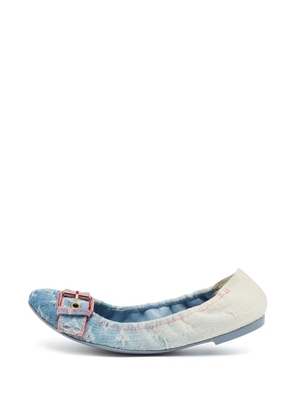 Louis Vuitton Pre-Owned Monogram buckle ballet flats - Blue