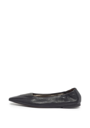 Brunello Cucinelli Vintage embellished pointed-toe ballet flats - Black