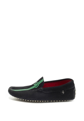 Tod's Vintage x Trademark of suede loafers - Black