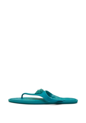 Versace Pre-Owned La Medusa thong sandals - Blue