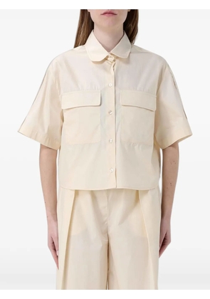 Colmar short-sleeve cotton shirt - Neutrals