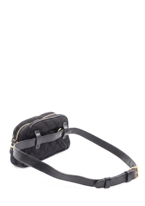 Prada Pre-Owned 2000s floral-embroidered cross body bag - Black