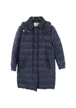 Prada Pre-Owned 2000s hooded down coat - Blue
