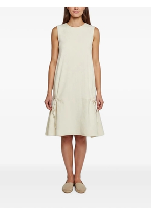 Victoria Victoria Beckham Tiered cloqué mini dress - Neutrals