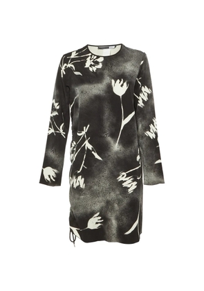 Sportmax printed mini dress - Black