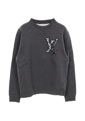 Louis Vuitton Pre-Owned 2010s logo crew-neck sweatshirt - Grey