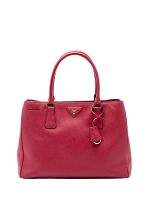 Prada Pre-Owned 2010-2026 Medium Saffiano Lux Galleria Tote satchel - Red