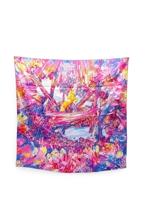 Hermès Pre-Owned La Vallee de Cristal scarf - Pink