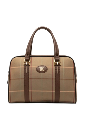Burberry Pre-Owned 20th Century Vintage Check Canvas boston bag - Brown