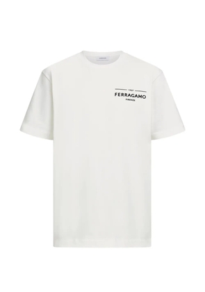 Ferragamo logo T-shirt - White