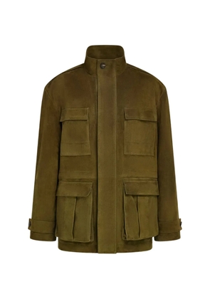 Ferragamo suede safari jacket - Green