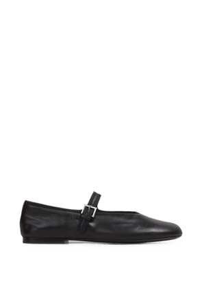 The Row boheme buckle-strap ballet flats - Black