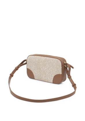Armani Exchange Polly logo-plaque cross body bag - Brown