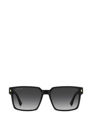 DSQUARED2 EYEWEAR logo-print square-frame sunglasses - Black