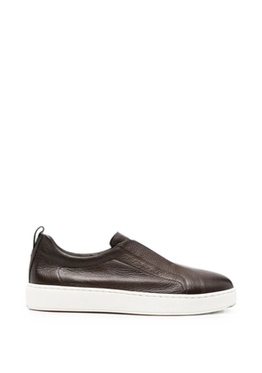 Santoni slip-on sneakers - Brown