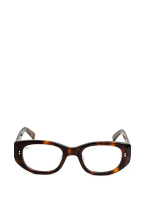akila Silvia rectangle-frame glasses - Brown