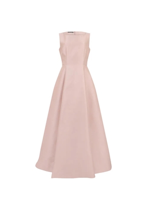 Alberta Ferretti sleeveless flared-skirt maxi dress - Pink