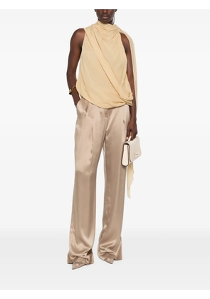 TOM FORD pleated-design trousers - Neutrals