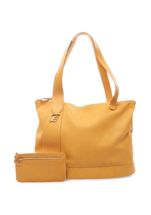 Loewe Pre-Owned 2000s leather tote bag - Yellow