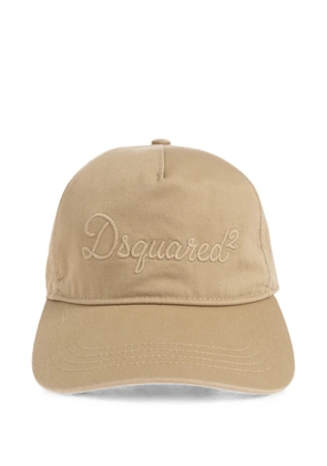 DSQUARED2 logo-embroidered baseball cap - Neutrals