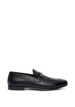 TOM FORD Gigi T-bar leather loafers - Black