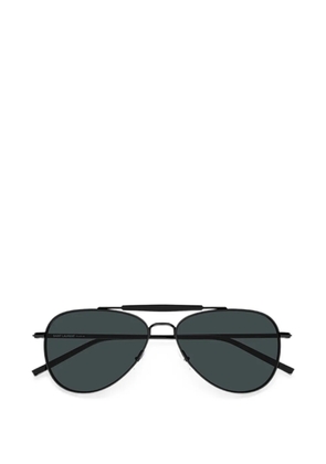 Saint Laurent Eyewear double-bridge pilot-frame sunglasses - Black