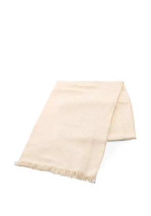 Hermès Pre-Owned cashmere wool stall - Neutrals