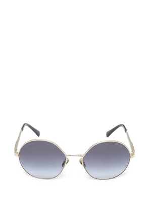 CHANEL Pre-Owned 1986-1988 round-frame sunglasses - Gold