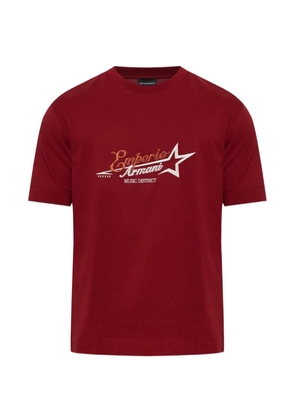 Emporio Armani embroidered logo T-shirt